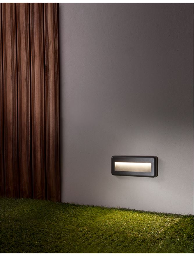 Spot aplicat exterior fatade/trepte Nova Luce PULSAR 812102