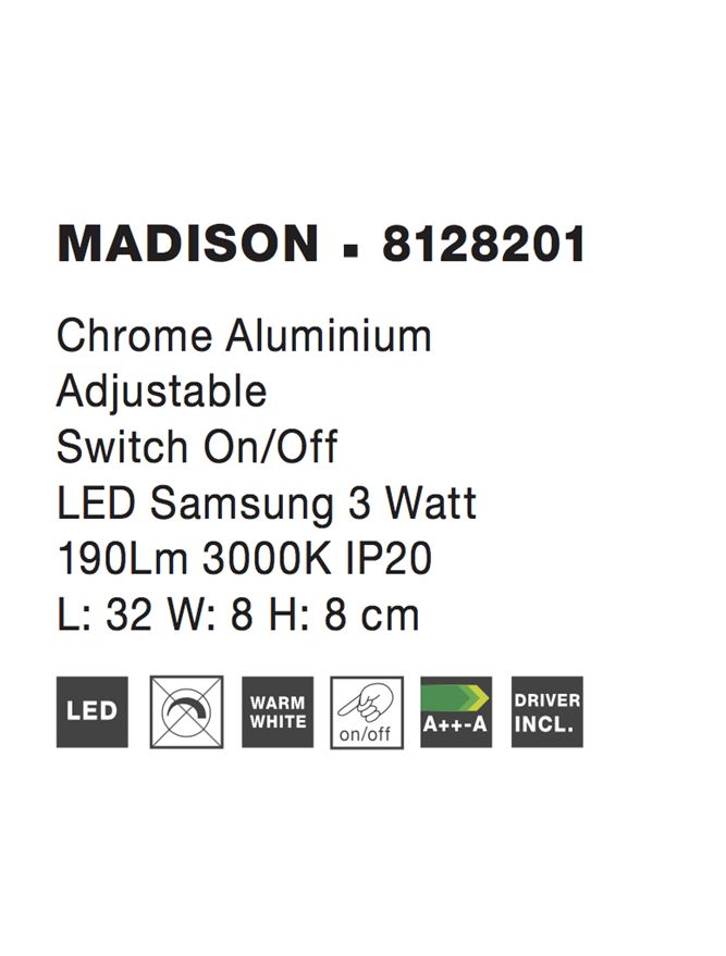 Aplica Nova Luce MADISON 8128201
