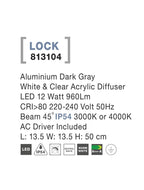 Stalp Nova Luce LOCK 813104