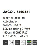 Aplica Nova Luce JACO 8140321