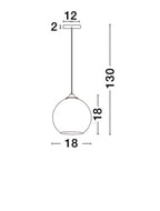 Pendul Nova Luce BLAZE 8142680
