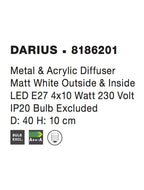 Plafoniera Nova Luce DARIUS 8186201