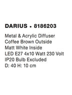 Plafoniera Nova Luce DARIUS 8186203