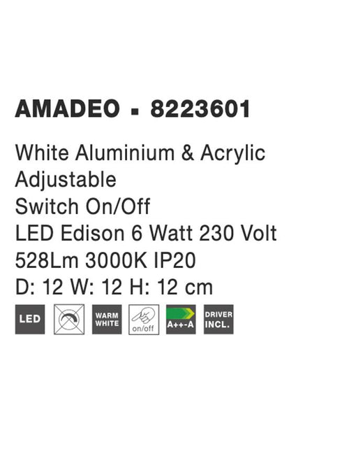 Aplica Nova Luce AMADEO 8223601