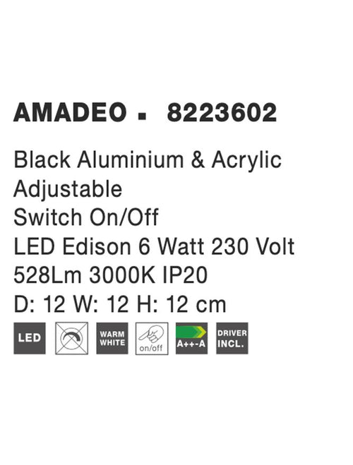 Aplica Nova Luce AMADEO 8223602
