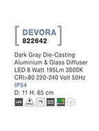 Stalp Nova Luce DEVORA 822642