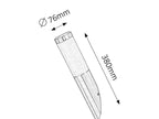Aplica exterior Rabalux Inox torch Satin Chrome 8261
