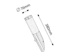 Aplica exterior cu senzor Rabalux Inox Torch Satin Chrome 8266