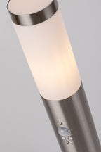 Stalp exterior cu senzor Rabalux Inox torch Satin Chrome 8267