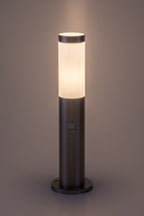 Stalp exterior cu senzor Rabalux Inox torch Satin Chrome 8267