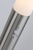 Stalp exterior cu senzor Rabalux Inox torch Satin Chrome 8268