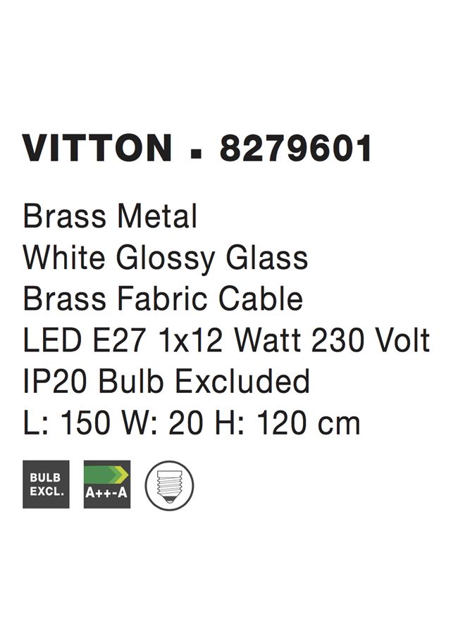 Lustra Nova Luce VITTON 8279601