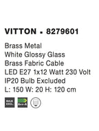 Lustra Nova Luce VITTON 8279601