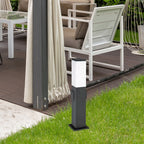 Stalp exterior cu priza Rabalux Bonn Mat Black 8339