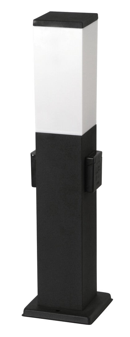 Stalp exterior cu priza Rabalux Bonn Mat Black 8339