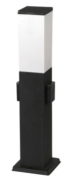 Stalp exterior cu priza Rabalux Bonn Mat Black 8339