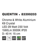 Plafoniera Nova Luce QUENTIN 83399203