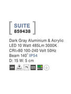 Aplica exterior Nova Luce SUITE 859438