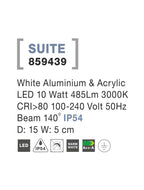 Aplica exterior Nova Luce SUITE 859439