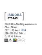 Pendul exterior Nova Luce ISIDORA 870445