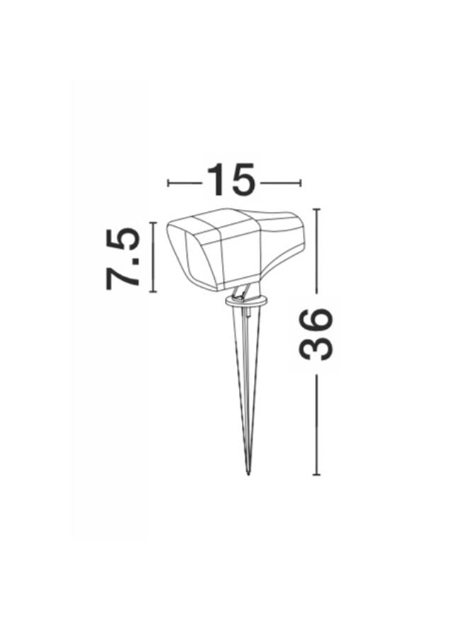 Proiector exterior fatade/plante Nova Luce INSIDE 875409