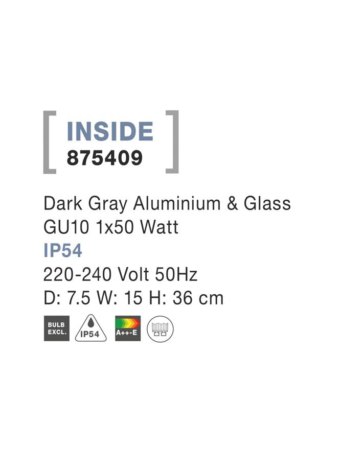 Proiector exterior fatade/plante Nova Luce INSIDE 875409