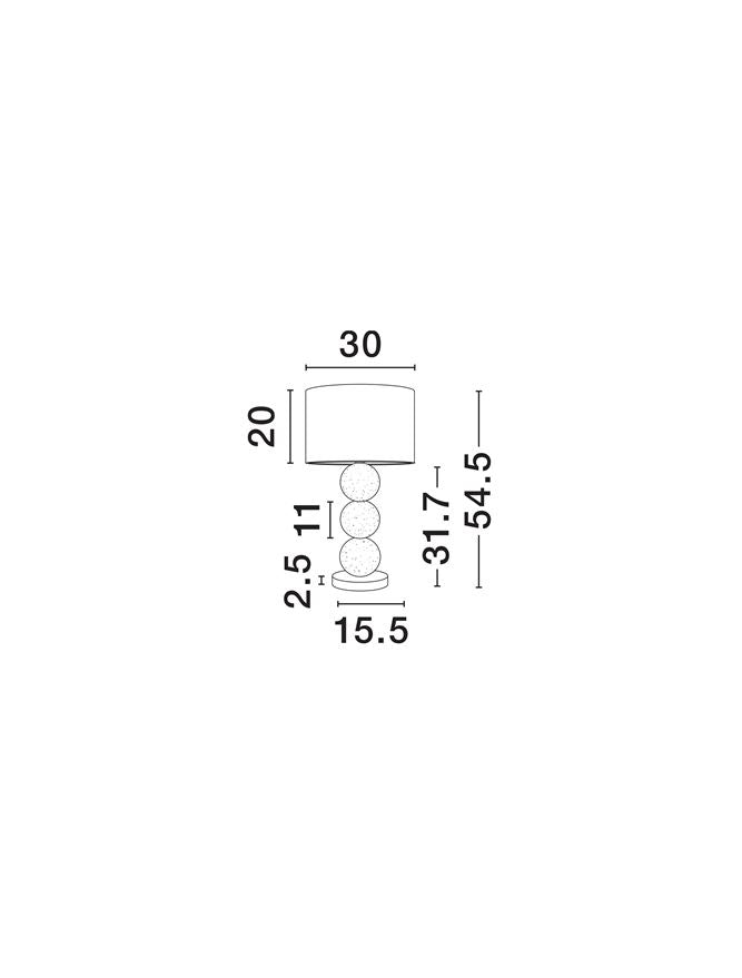 Veioza Nova Luce CHAMOIS 9001066