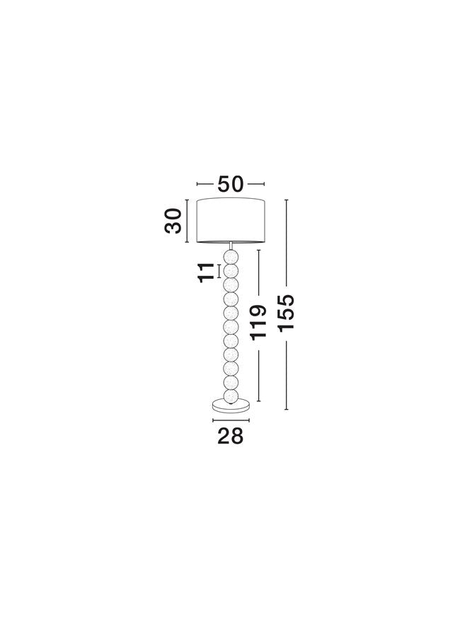 Lampadar Nova Luce CHAMOIS 9001067