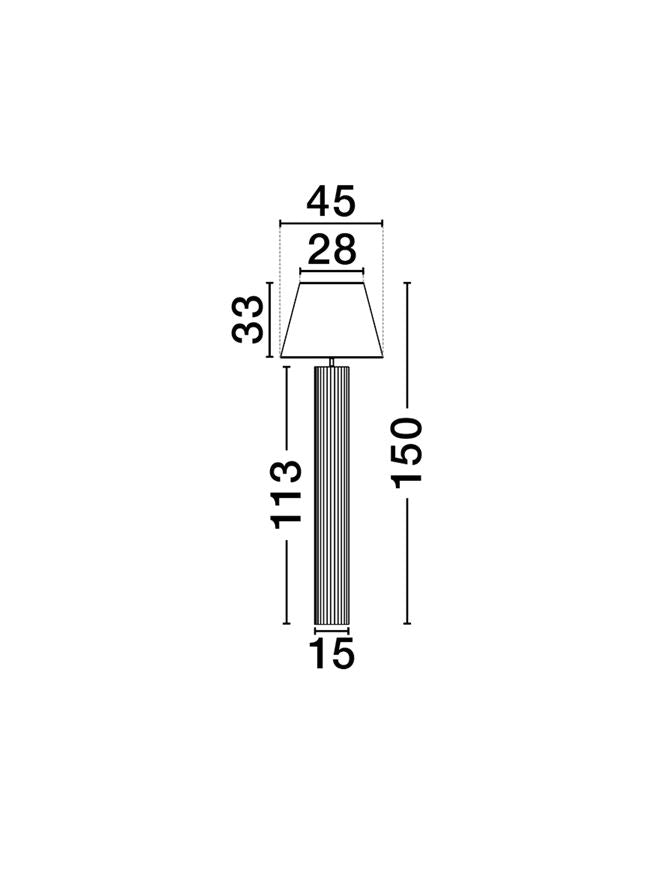 Lampadar Nova Luce BACCO 9001075