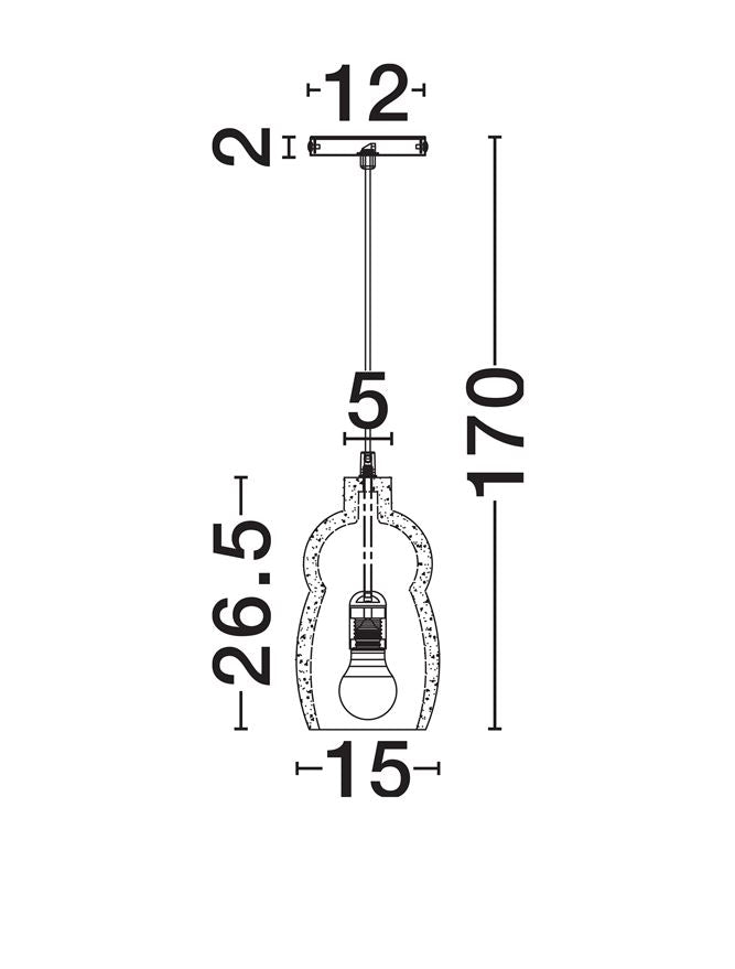 Pendul Nova Luce THEROS 9001077