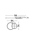 Plafoniera Nova Luce RUBIC 9001100