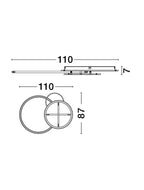 Plafoniera Nova Luce RUBIC 9001101