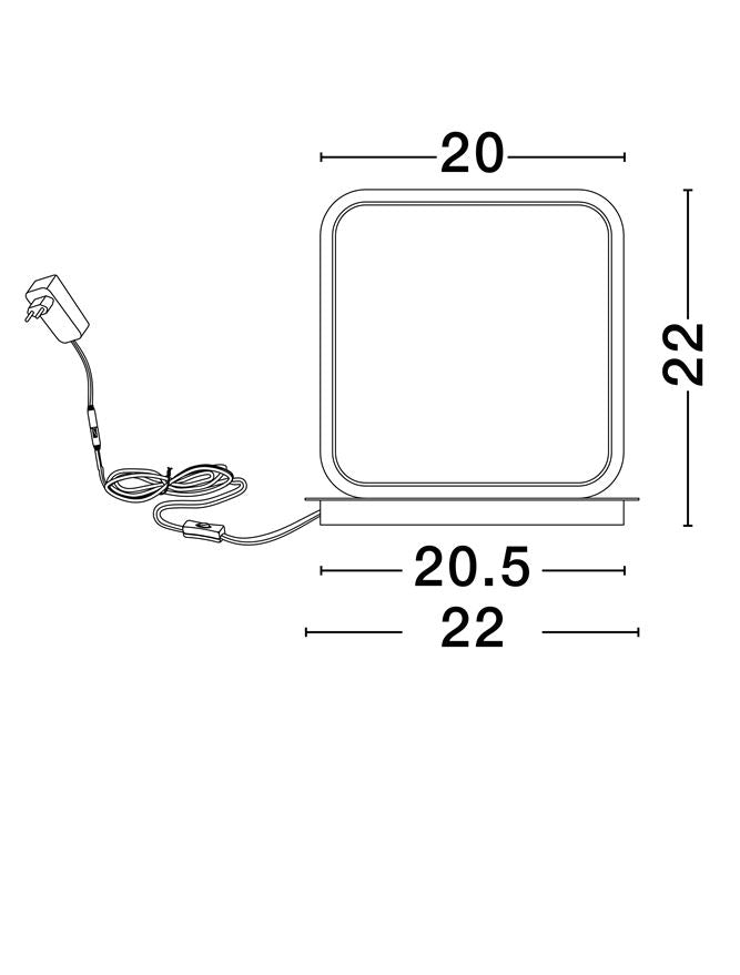 Veioza Nova Luce IMAR 9001104