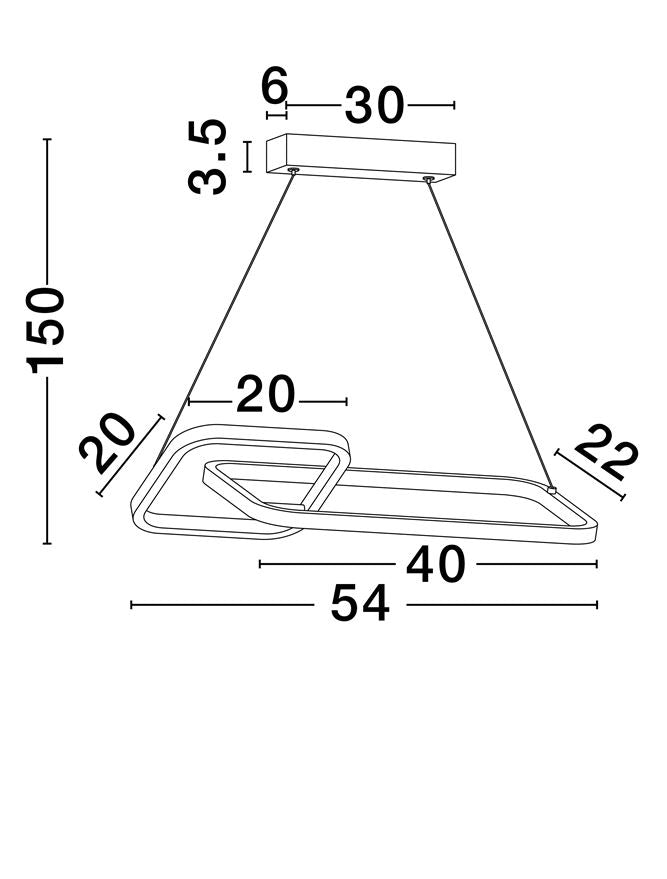 Lustra Nova Luce IMAR 9001107