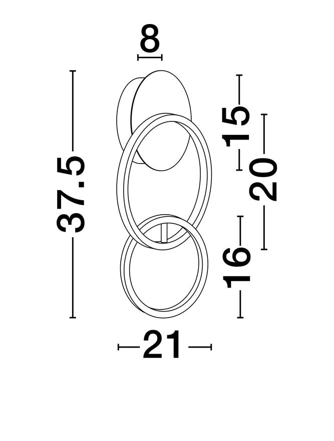 Aplica Nova Luce IMAR 9001109