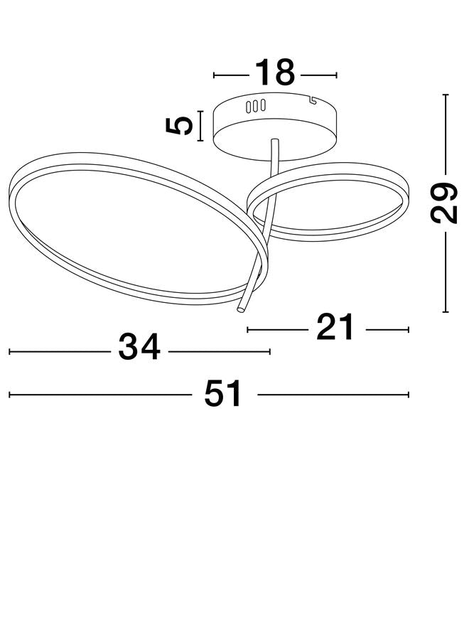 Plafoniera Nova Luce IMAR 9001110