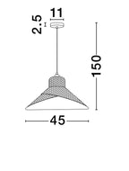 Lustra Nova Luce AURA 9001117