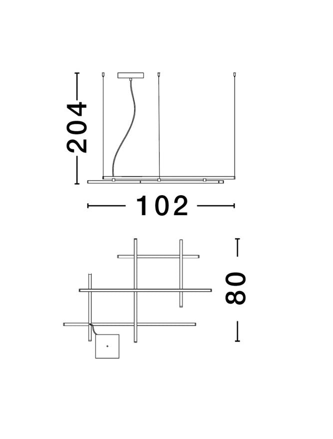 Lustra Nova Luce PACE 9002056