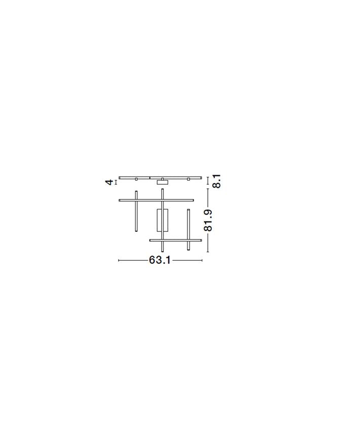 Plafoniera Nova Luce PACE 9002059