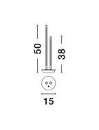 Veioza Nova Luce INTEC 9002064