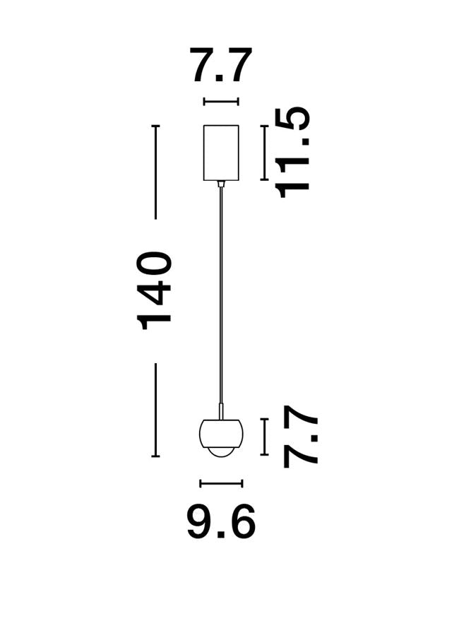 Pendul Nova Luce CONGA 9002070