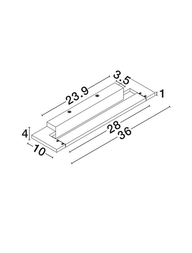 Aplica baie Nova Luce LIVO 9002076