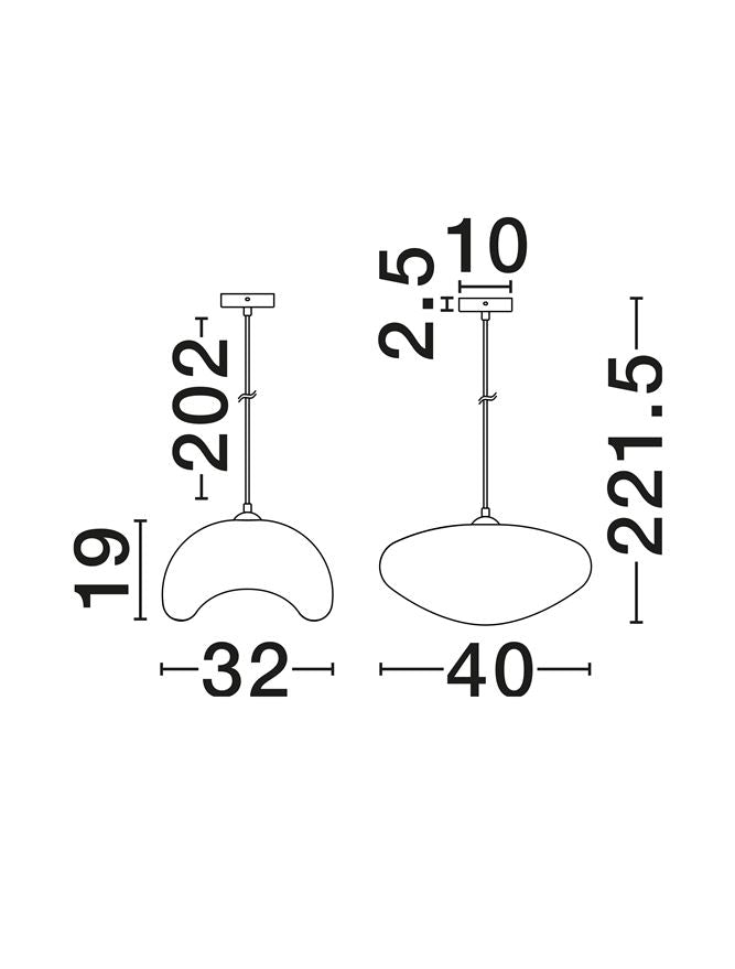 Pendul Nova Luce BAMBEL 9003683