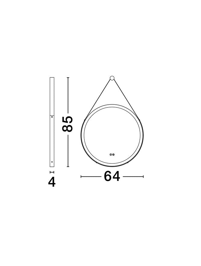 Oglinda Nova Luce REMS 9006005