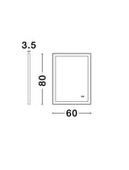 Oglinda baie Nova Luce URAL 9006014