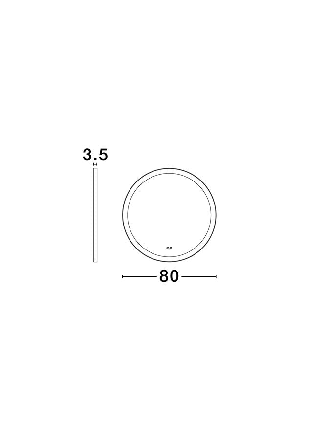 Oglinda baie Nova Luce URAL 9006017