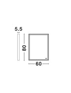 Oglinda baie Nova Luce AMBOR 9006021