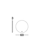 Oglinda baie Nova Luce ALDA 9006028