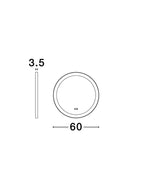 Oglinda baie Nova Luce URAL 9006036