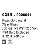Pendul Nova Luce COEN 9006041